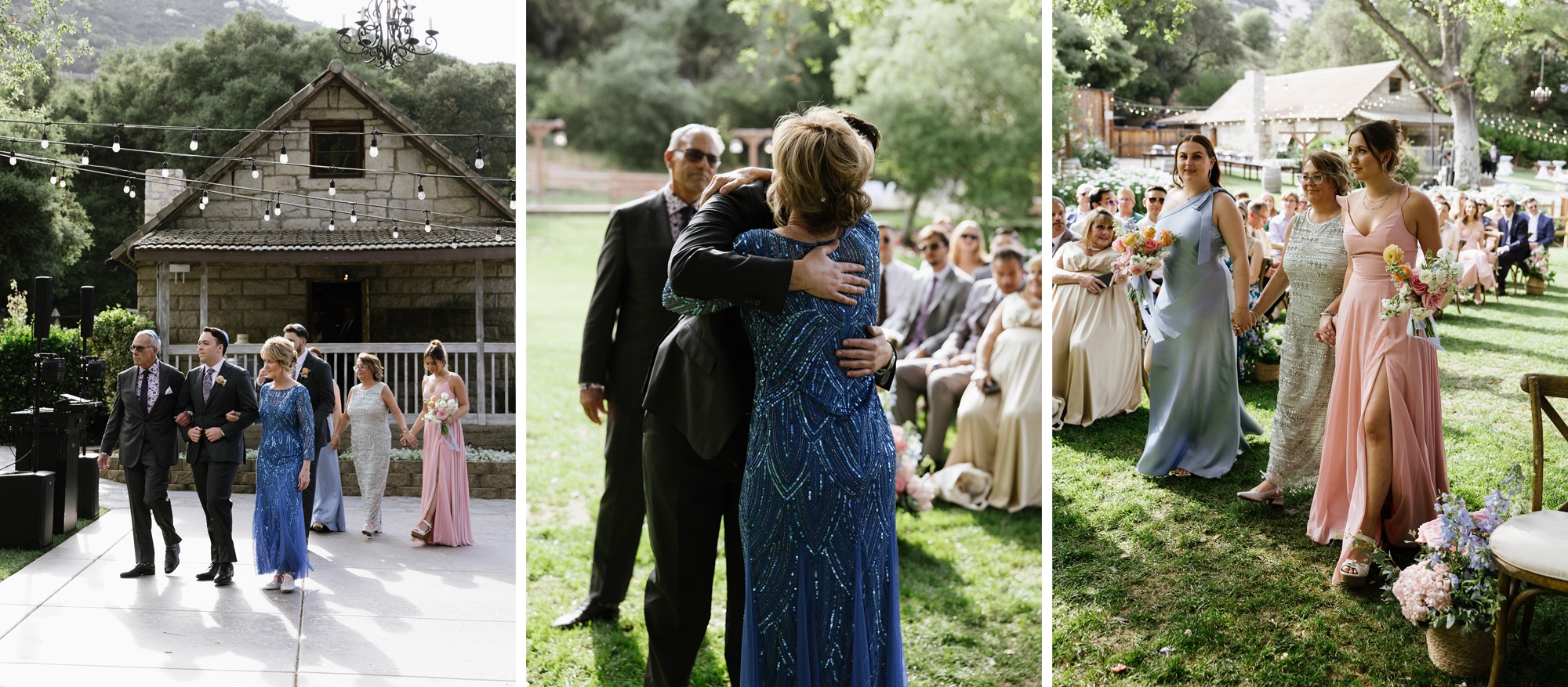 Jewish wedding ceremony under the chuppah at Temecula Creek Inn; Southern California wedding venues