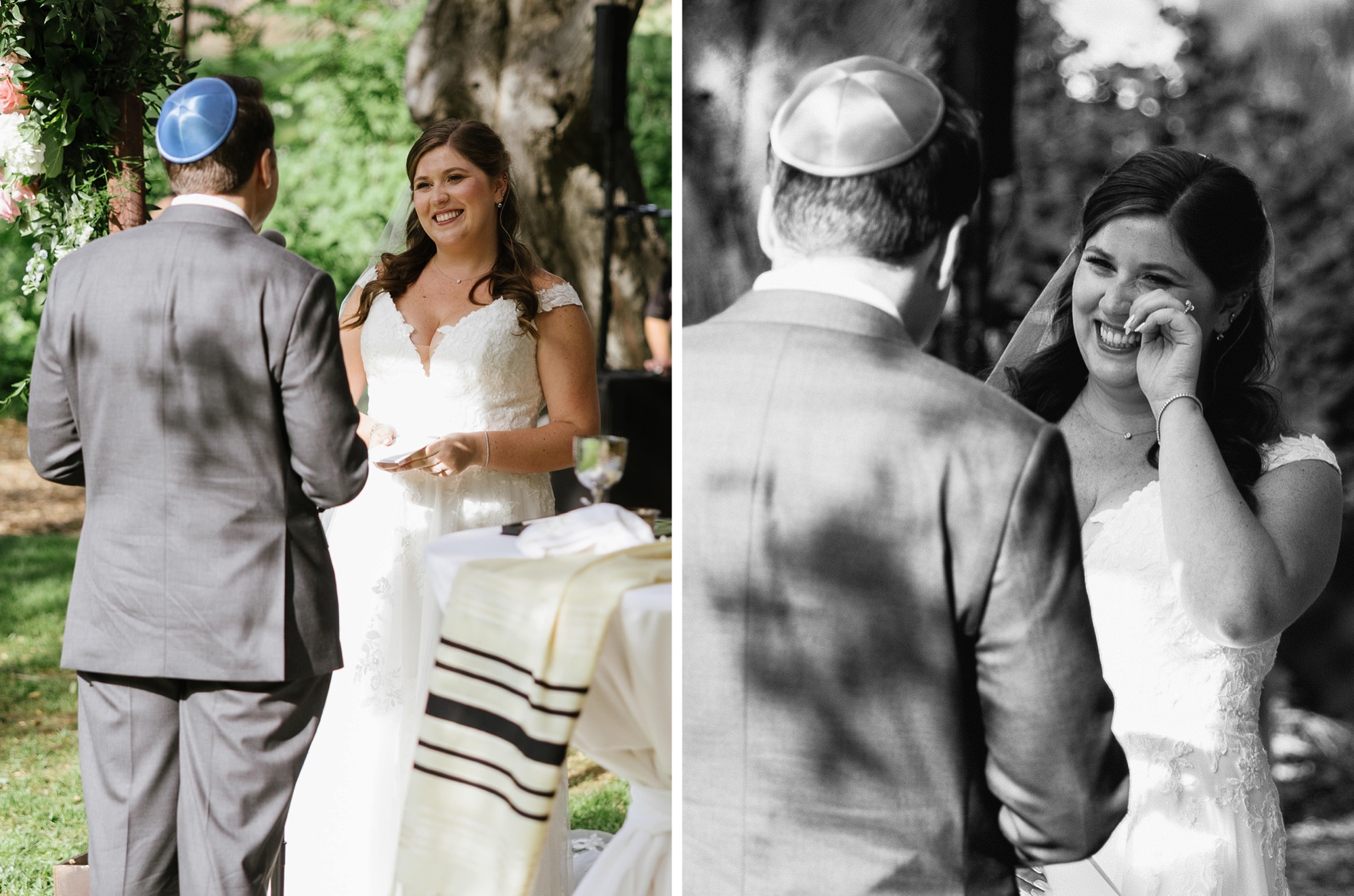 Jewish wedding ceremony under the chuppah at Temecula Creek Inn; Southern California wedding venues