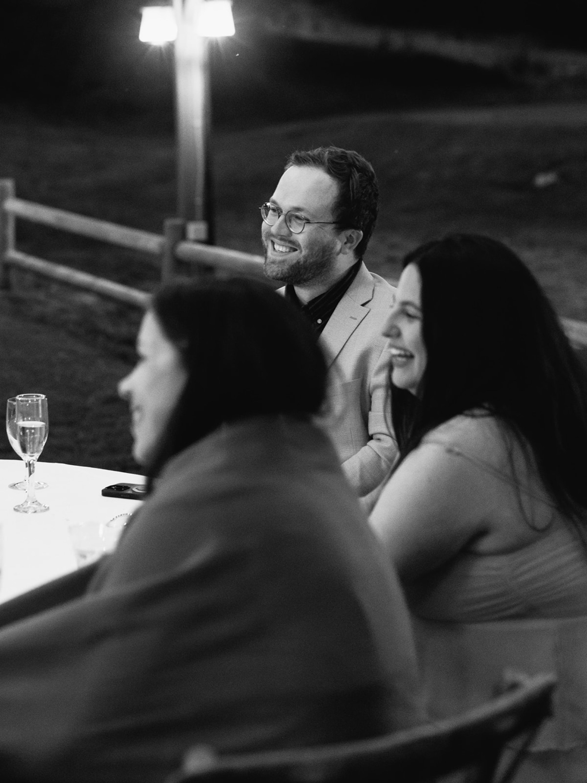 Outdoor wedding reception photography at Temecula Creek Inn