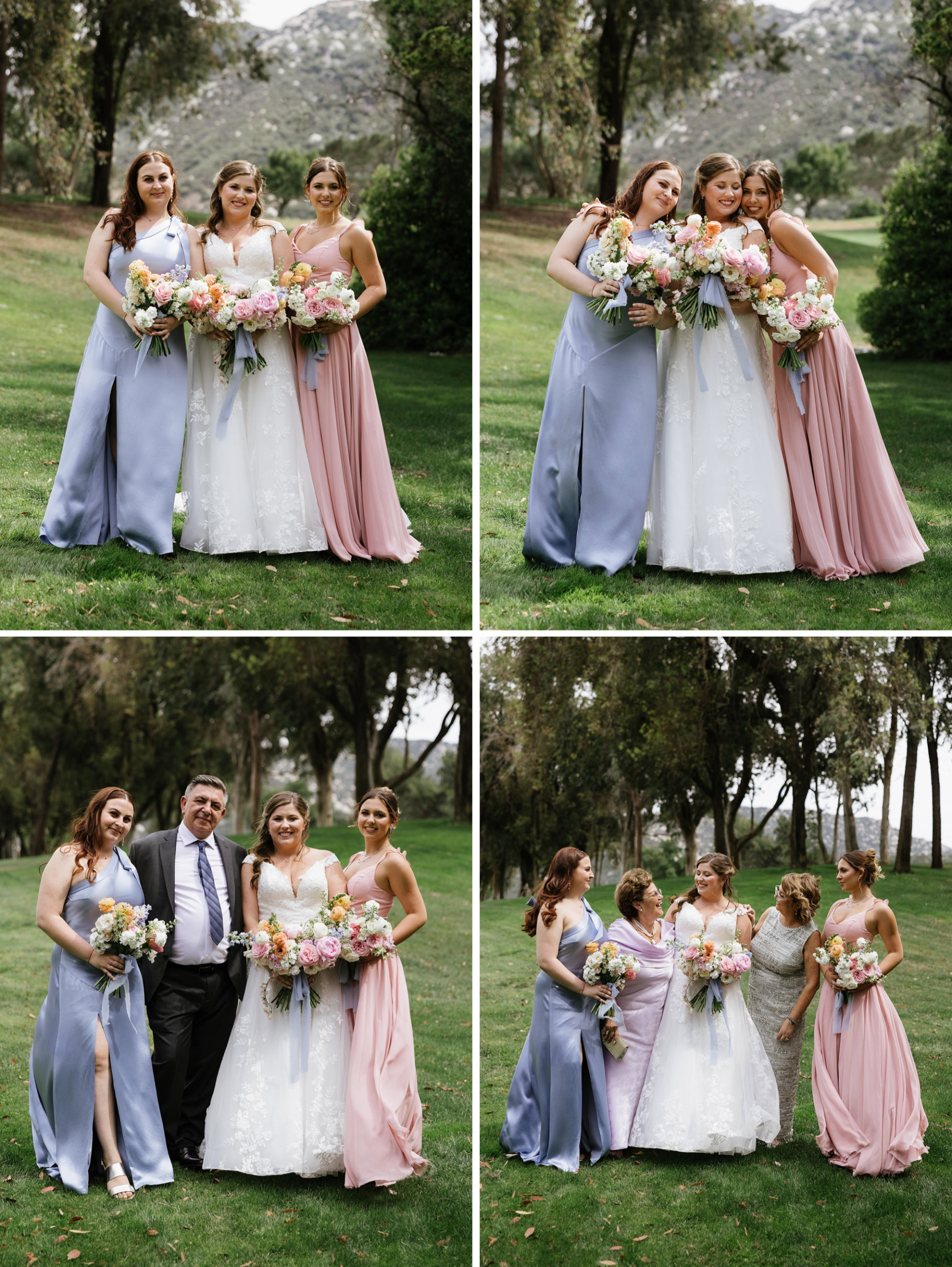 how to take emotional family photos on wedding day